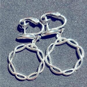 Silver plated earrings